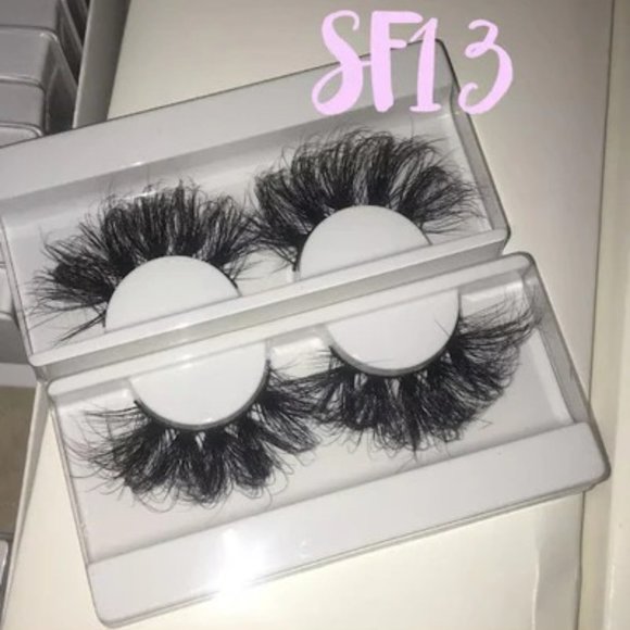 DIVA-1 PAIRS, 25MM MINK REUSABLE EYELASHES FLUFFY-SUPER WISPY - Picture 3 of 9